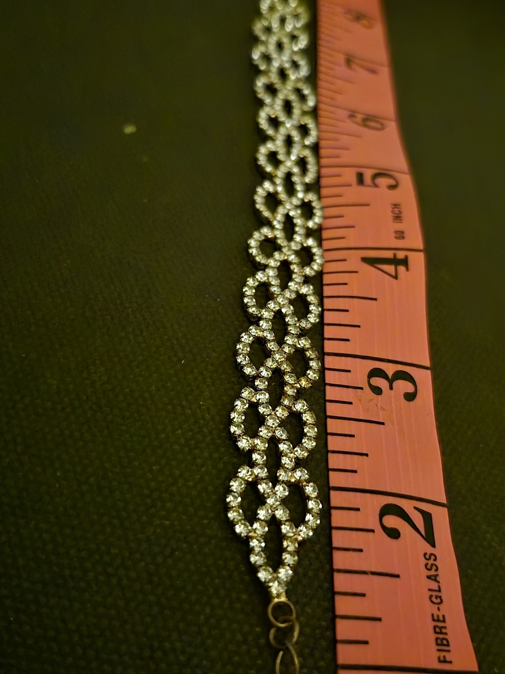 Rhinestone Linked Bracelet - Silver Sparkle